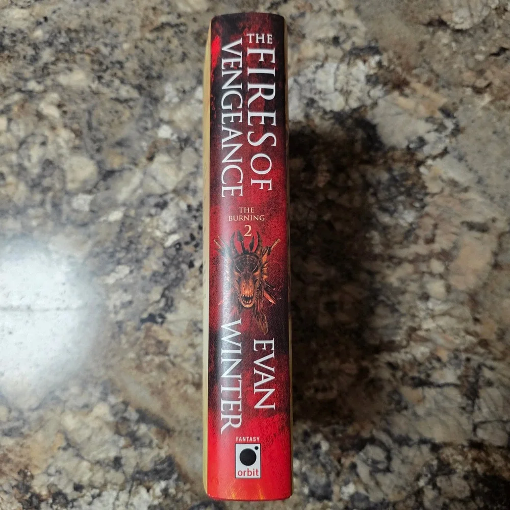 The Fires of Vengeance‎ Evan Winter The Burning Book 2 Hardcover Fantasy 2020